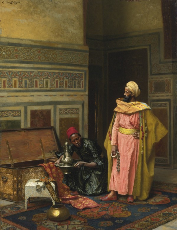 The treasure chest by Ludwig Deutsch